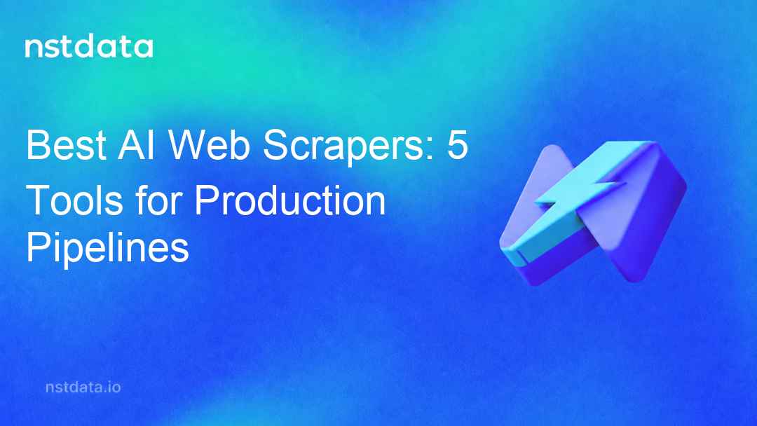 Mejores raspadores web de IA: 5 herramientas para canalizaciones de producción