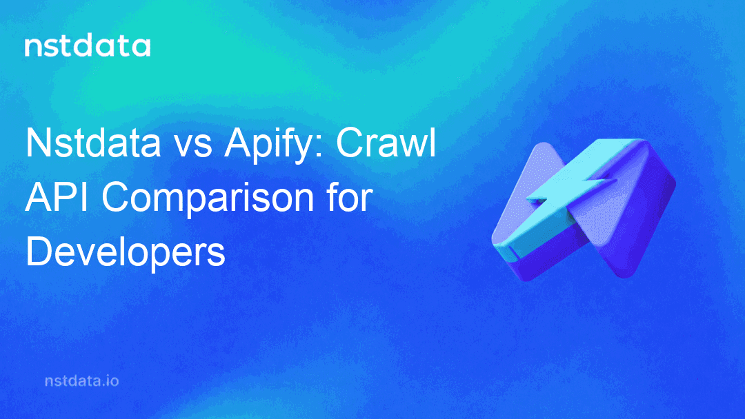 nstdata vs apify crawl api