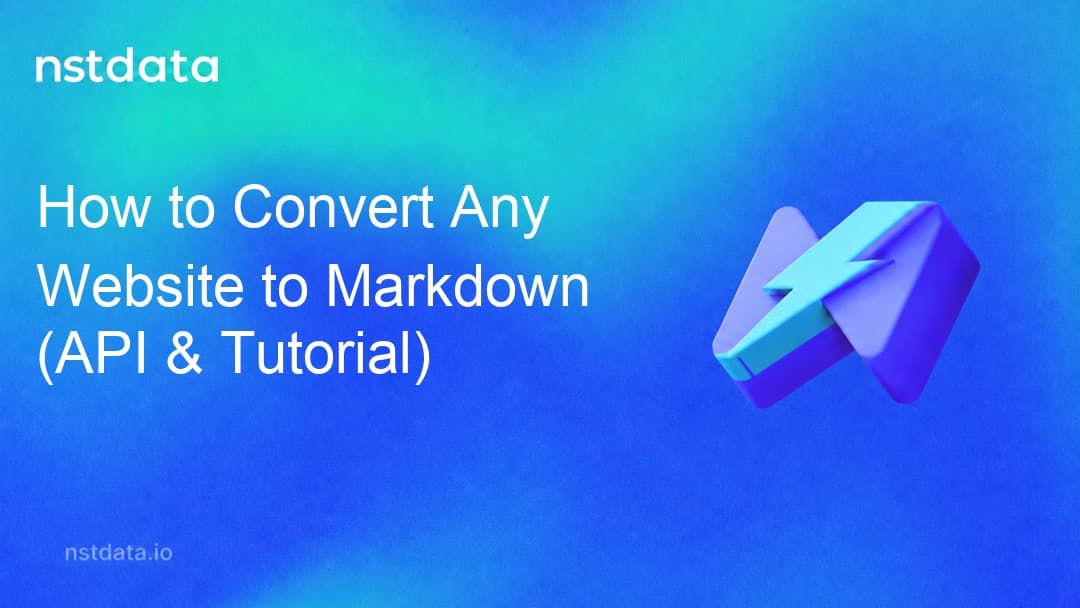 Cách chuyển đổi bất kỳ trang web nào sang Markdown (API & Hướng dẫn) — Hướng dẫn Crawl Nstdata
